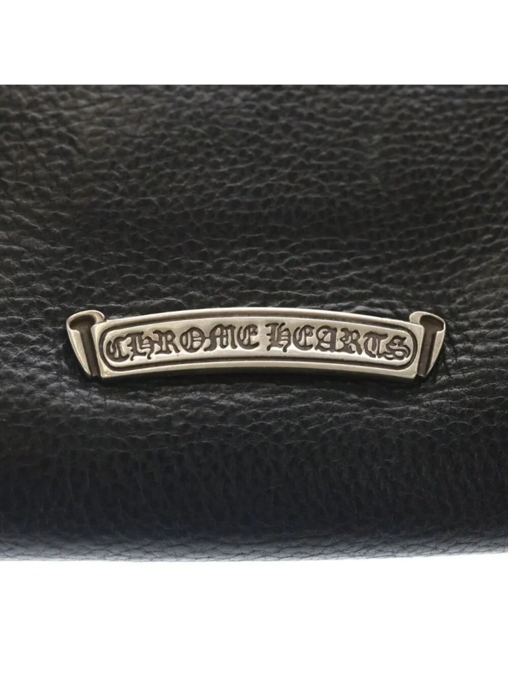 Chrome Hearts Judy Cross Ball Button Leather Wallet Black